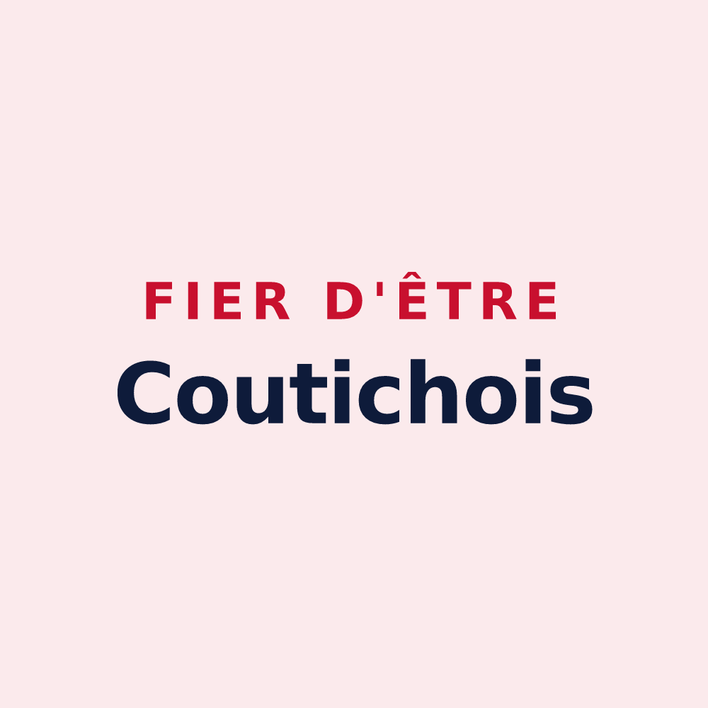 Magnet « Fier d'être Coutichois » — design pour Coutiches