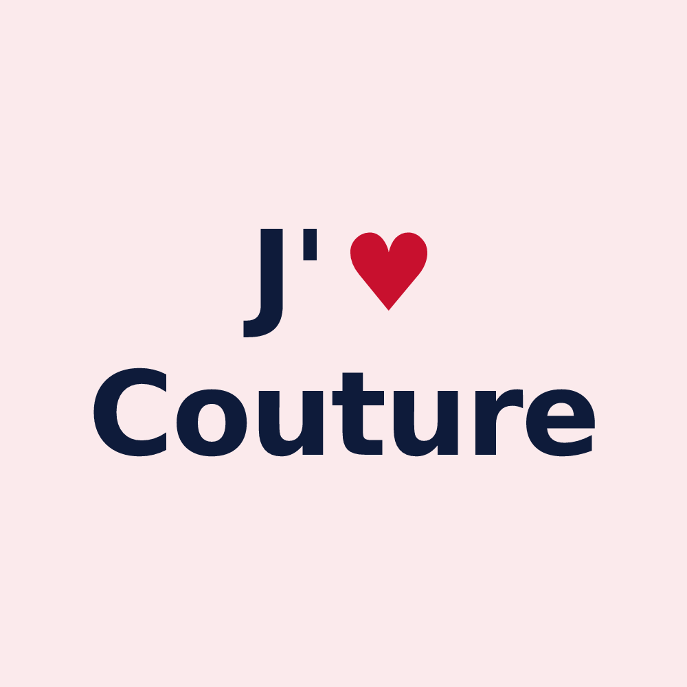 Magnet personnalisé Couture — design J'aime Couture