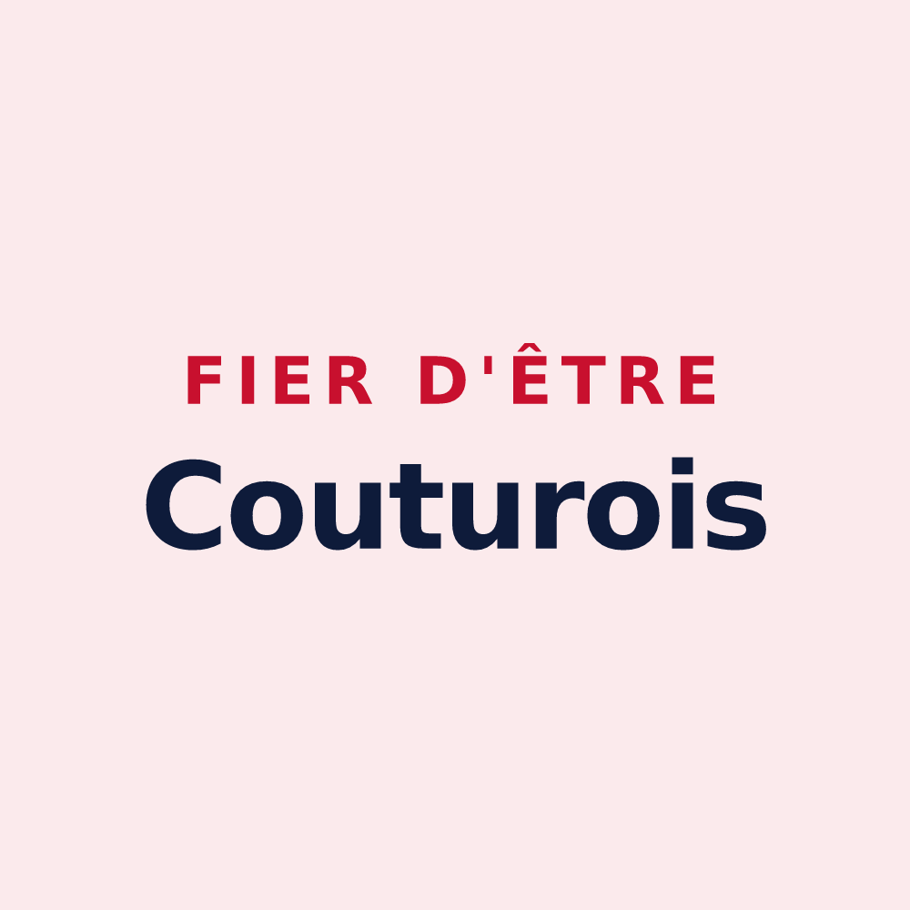 Magnet « Fier d'être Couturois » — design pour Coutures