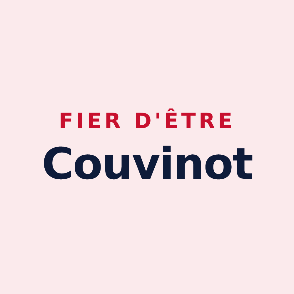 Magnet « Fier d'être Couvinot » — design pour Couvains
