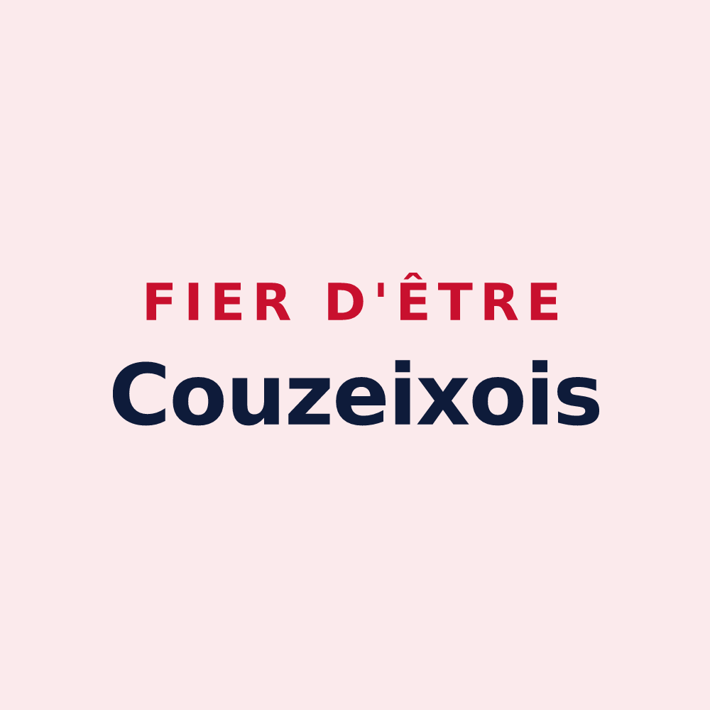 Magnet « Fier d'être Couzeixois » — design pour Couzeix