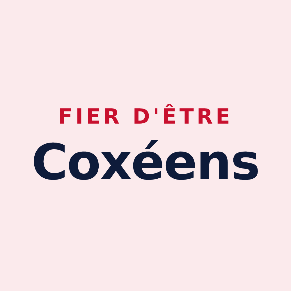Magnet « Fier d'être Coxéens » — design pour Cox