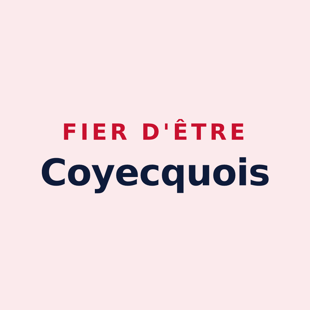 Magnet « Fier d'être Coyecquois » — design pour Coyecques