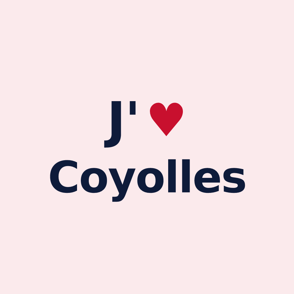 Magnet personnalisé Coyolles — design J'aime Coyolles