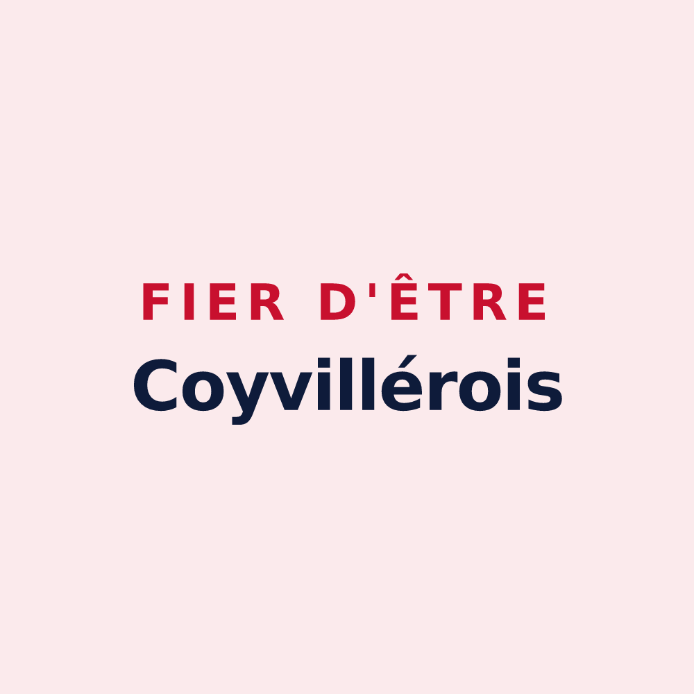 Magnet « Fier d'être Coyvillérois » — design pour Coyviller