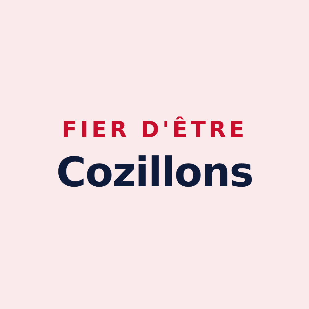 Magnet « Fier d'être Cozillons » — design pour Cozes