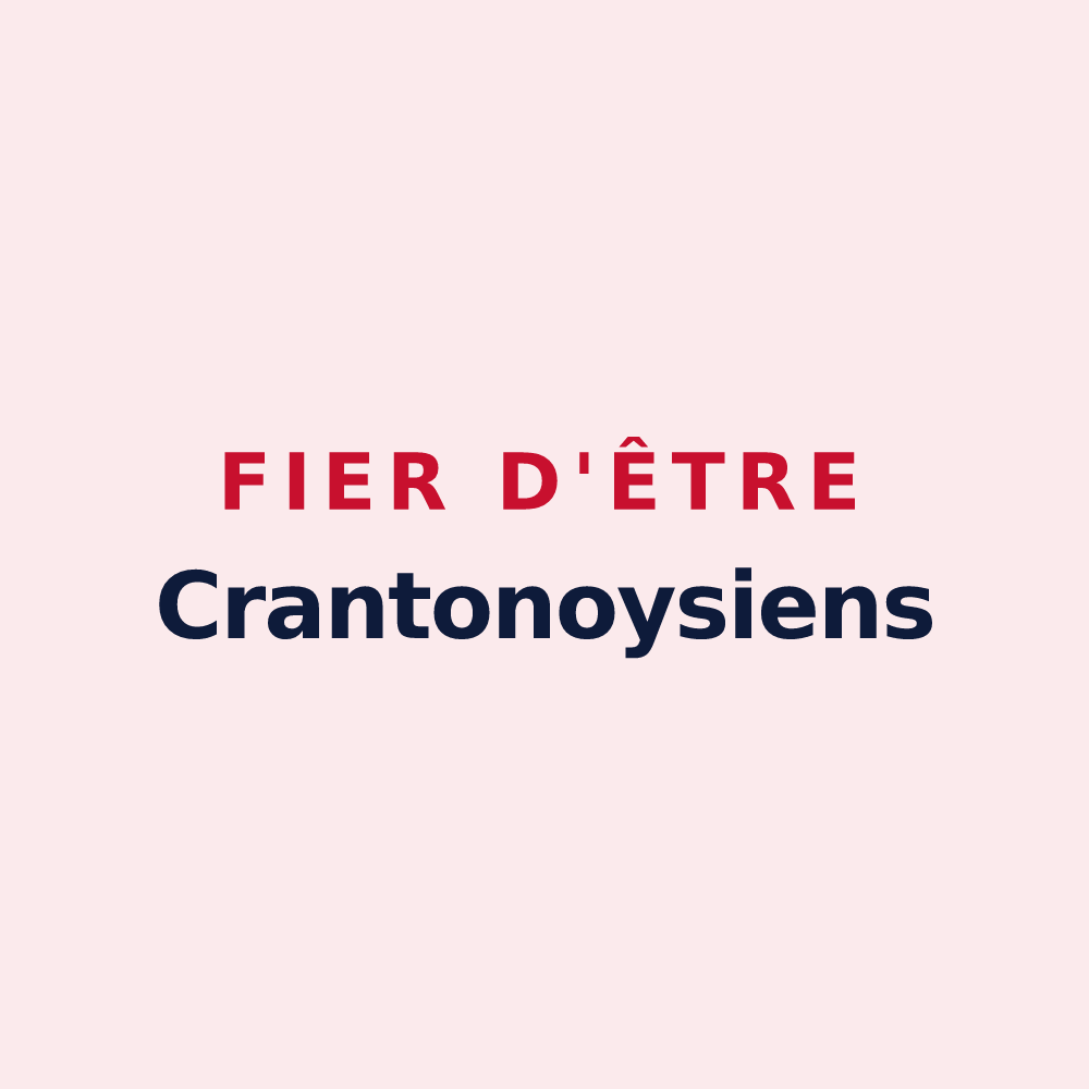 Magnet « Fier d'être Crantonoysiens » — design pour Crantenoy