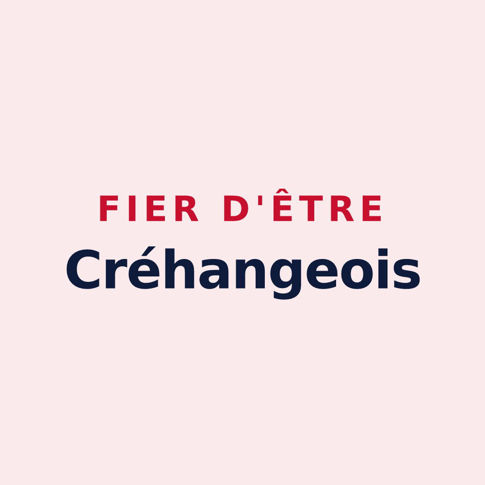 Magnet « Fier d'être Créhangeois » — design pour Créhange
