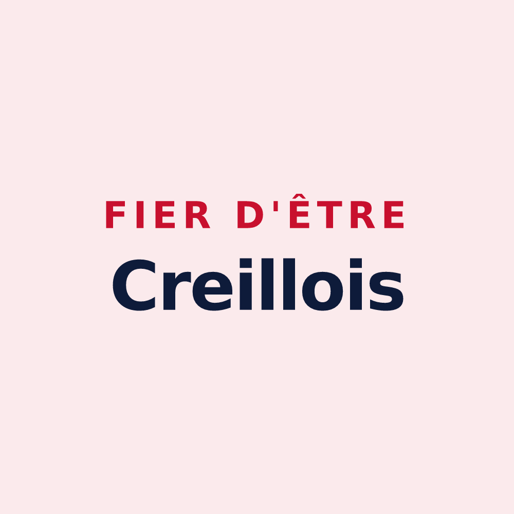 Magnet « Fier d'être Creillois » — design pour Creil