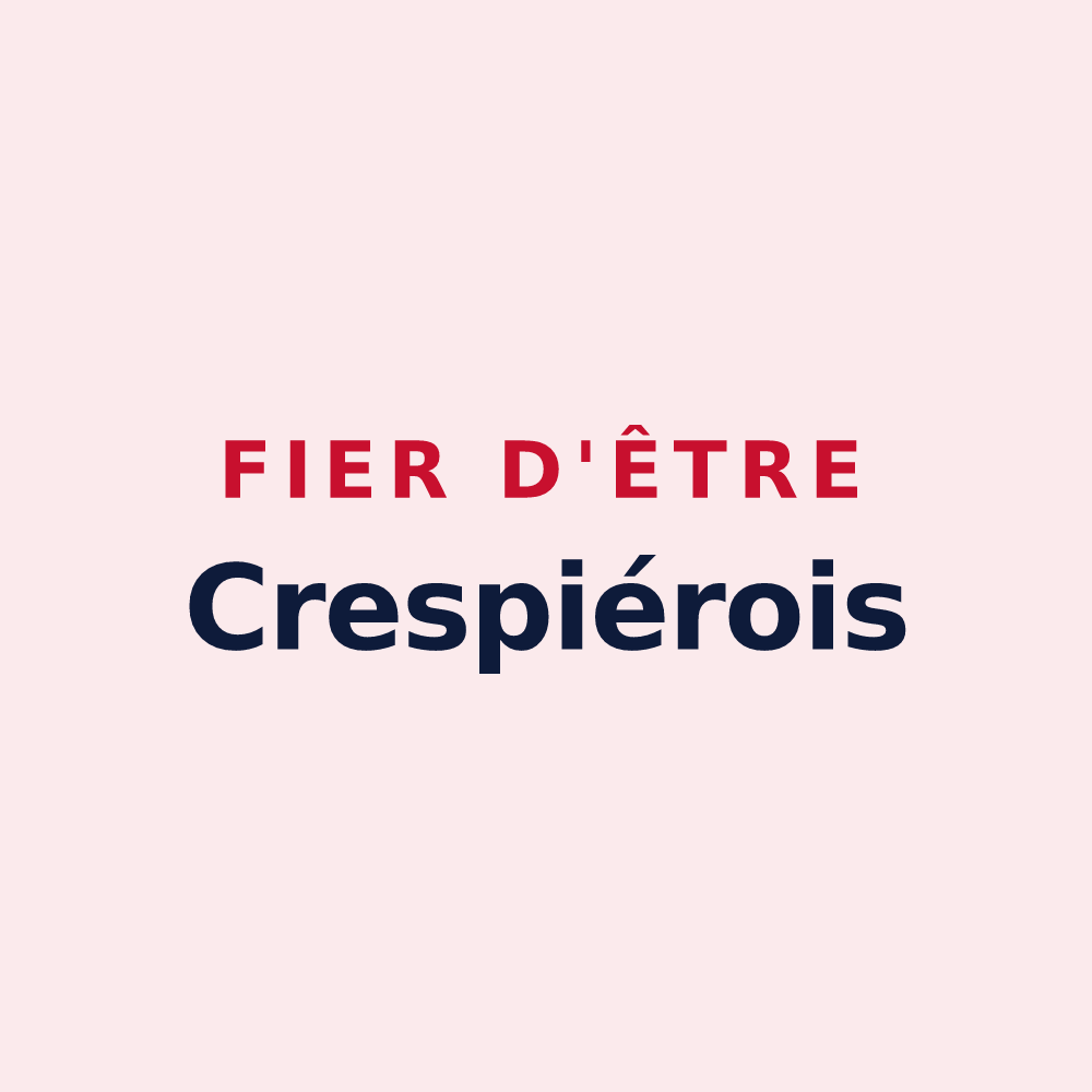 Magnet « Fier d'être Crespiérois » — design pour Crespières