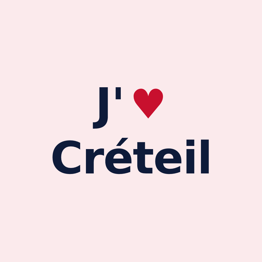 Magnet personnalisé Créteil — design J'aime Créteil