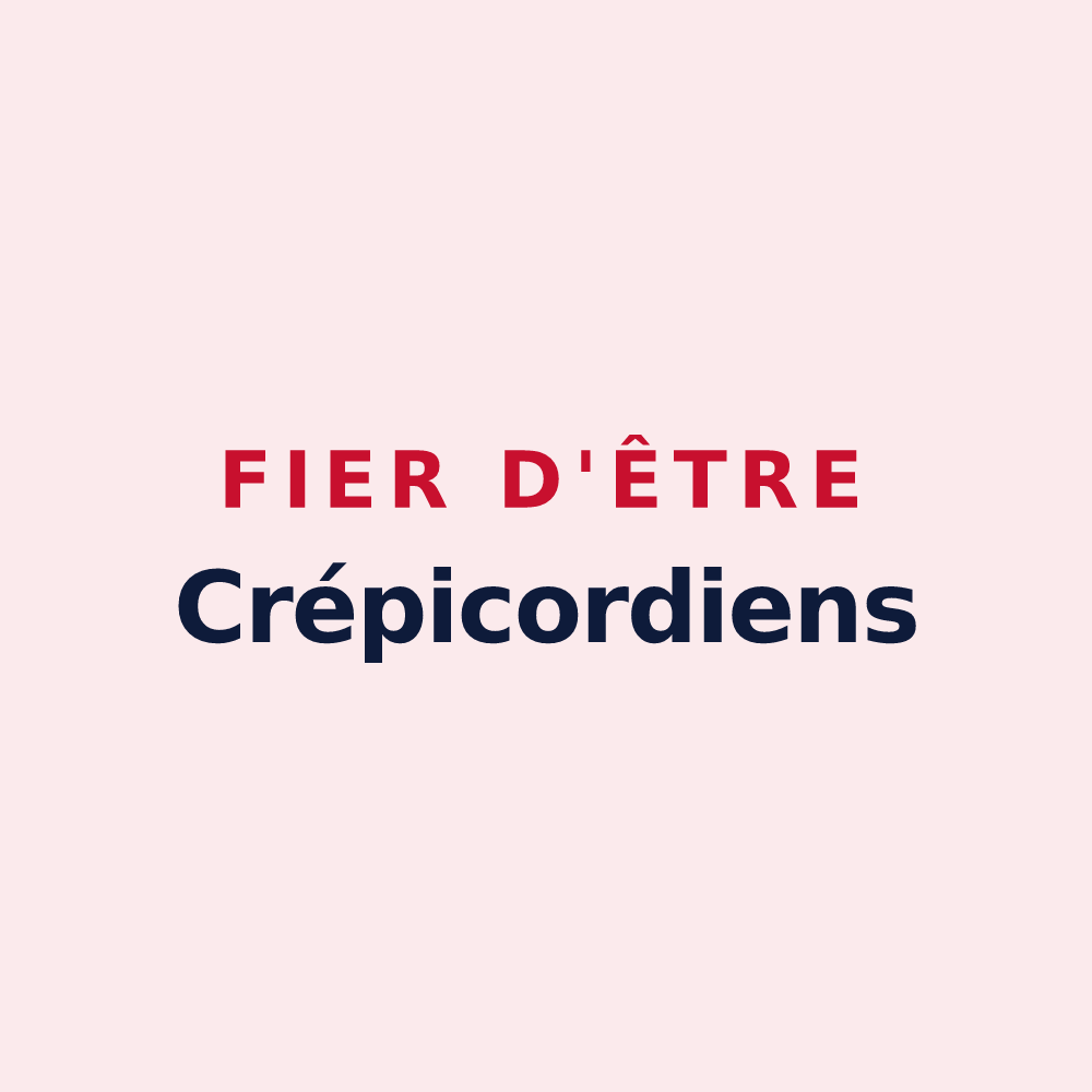Magnet « Fier d'être Crépicordiens » — design pour Crèvecœur-sur-l'Escaut