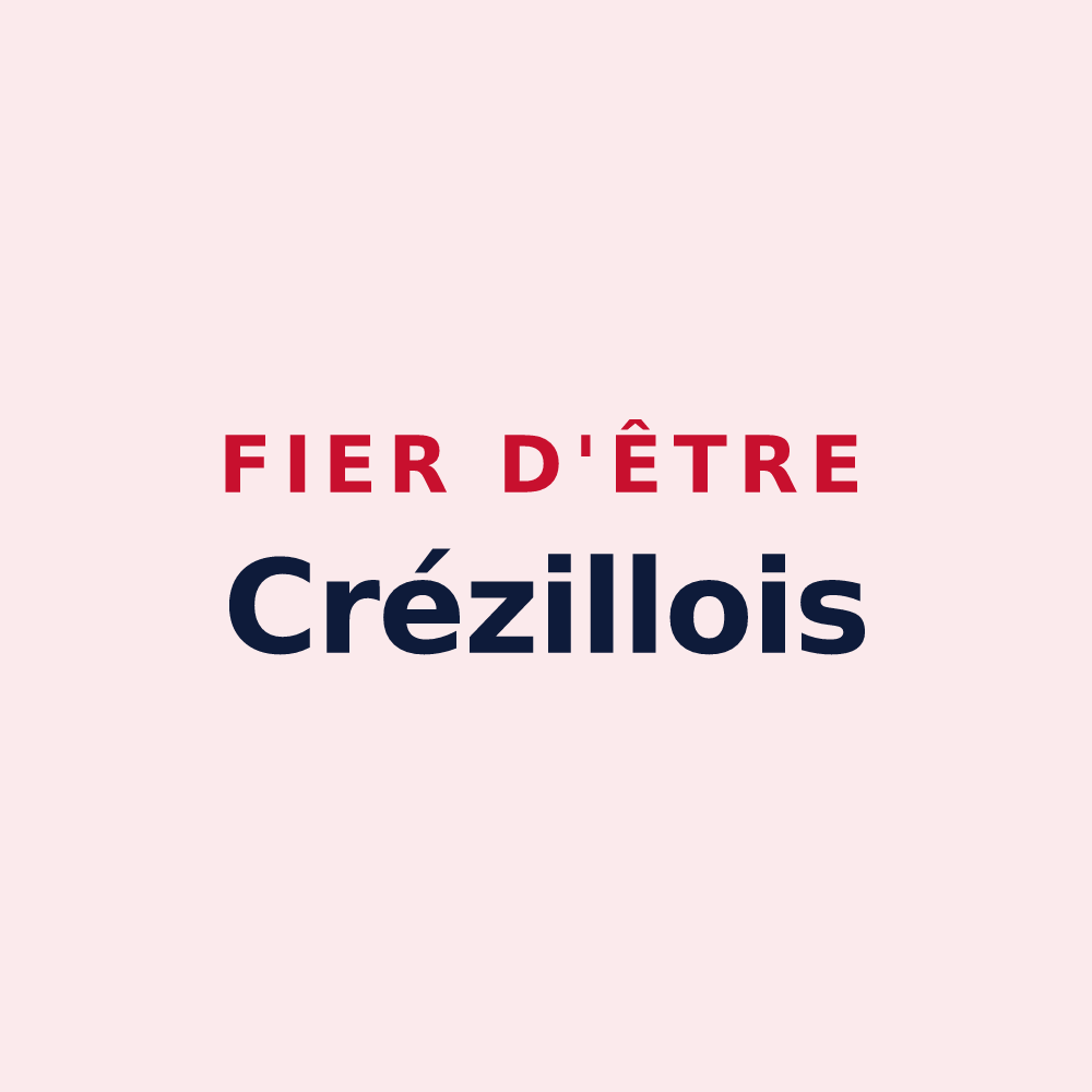 Magnet « Fier d'être Crézillois » — design pour Crézilles