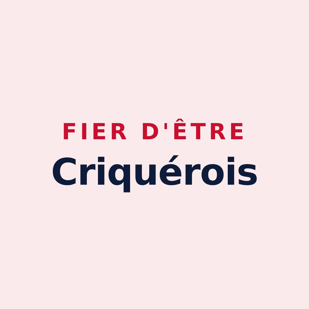 Magnet « Fier d'être Criquérois » — design pour Criquiers