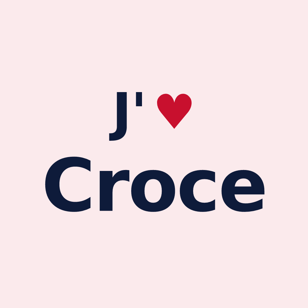 Magnet personnalisé Croce — design J'aime Croce