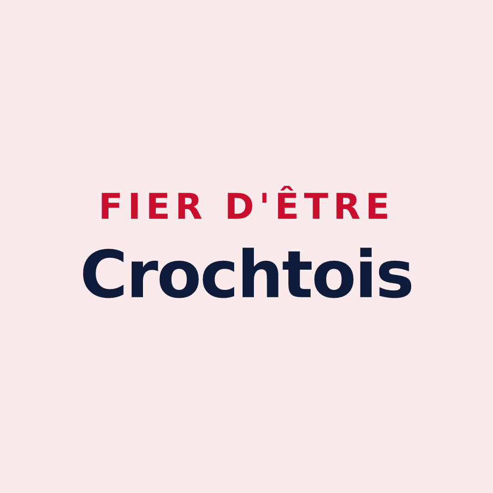 Magnet « Fier d'être Crochtois » — design pour Crochte