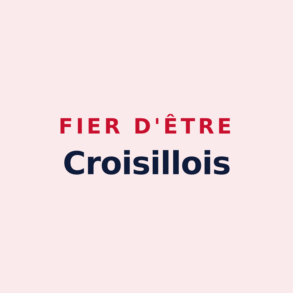 Magnet « Fier d'être Croisillois » — design pour Croisilles