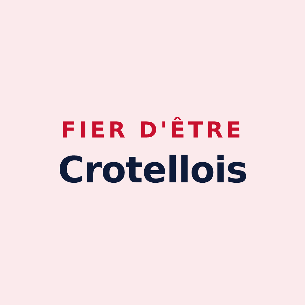 Magnet « Fier d'être Crotellois » — design pour Crotelles