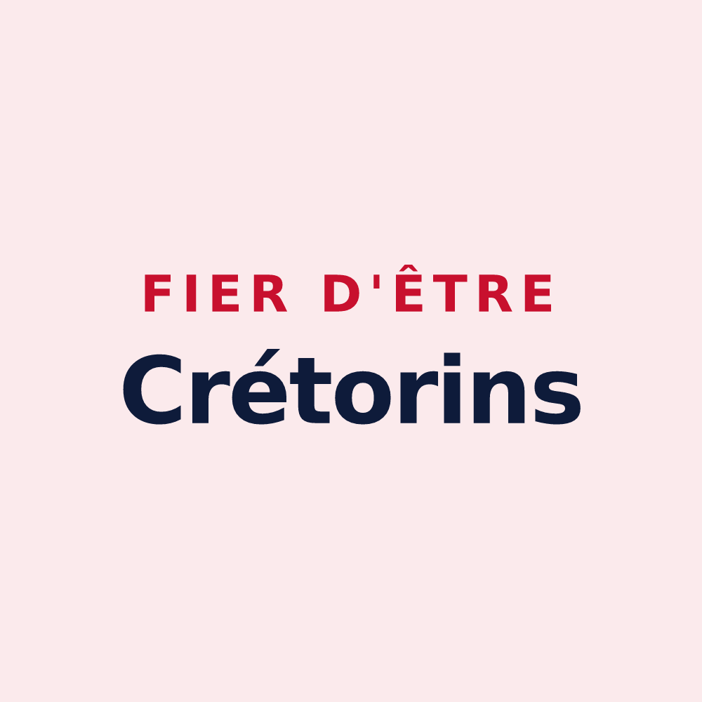 Magnet « Fier d'être Crétorins » — design pour Crots