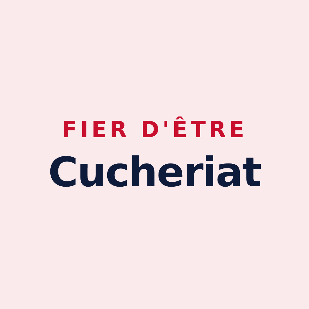 Magnet « Fier d'être Cucheriat » — design pour Cuchery