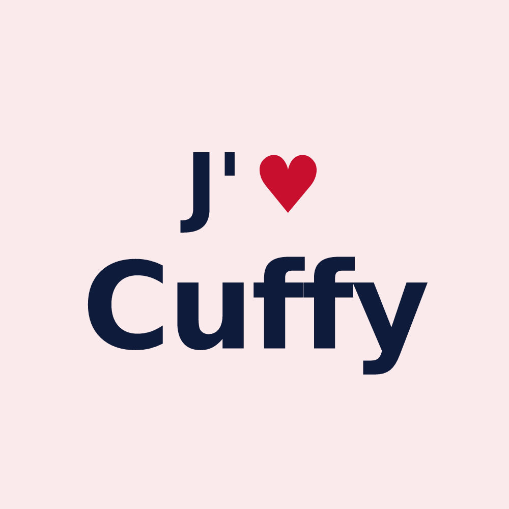 Magnet personnalisé Cuffy — design J'aime Cuffy