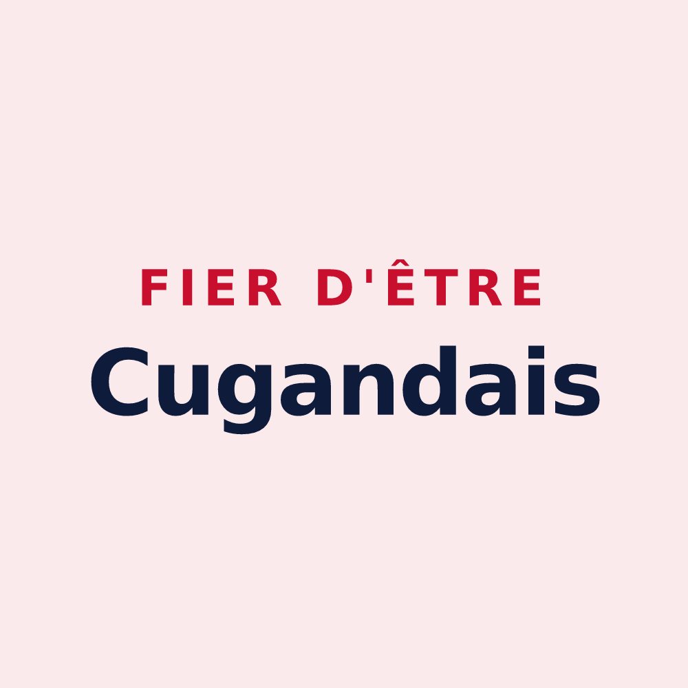 Magnet « Fier d'être Cugandais » — design pour Cugand-la-Bernardière