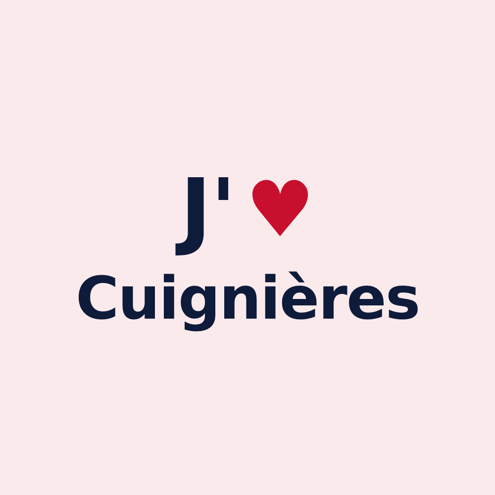 Magnet personnalisé Cuignières — design J'aime Cuignières