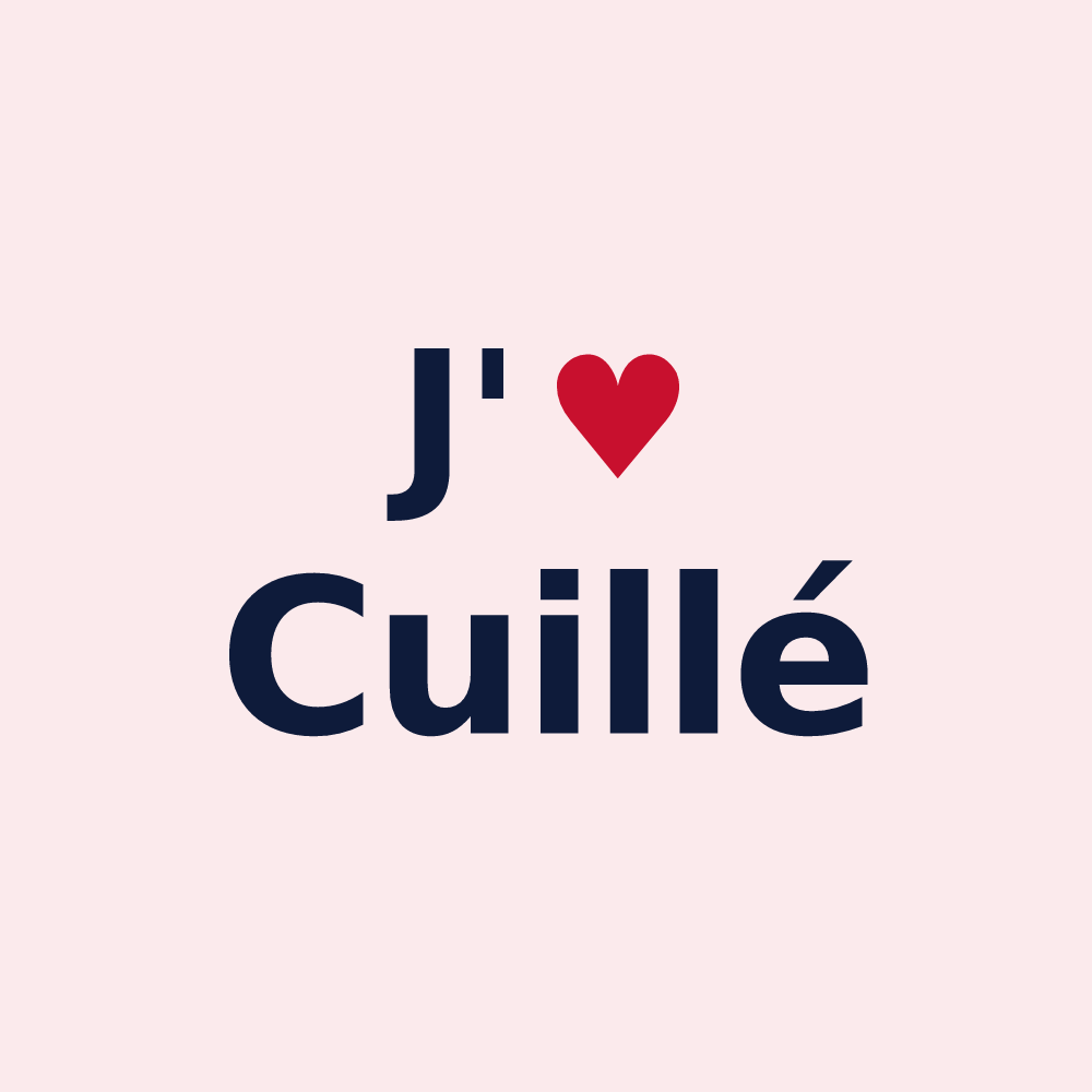 Magnet personnalisé Cuillé — design J'aime Cuillé