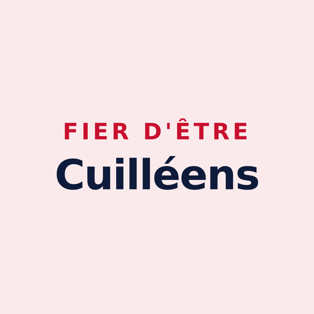 Magnet « Fier d'être Cuilléens » — design pour Cuillé