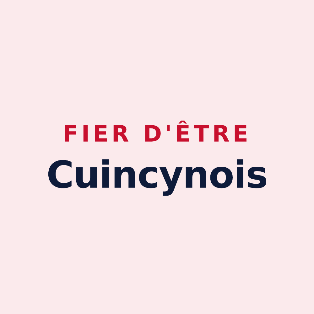 Magnet « Fier d'être Cuincynois » — design pour Cuincy