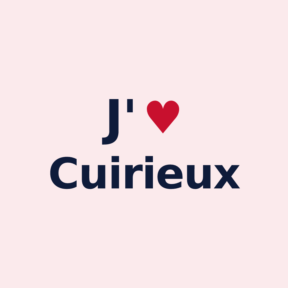 Magnet personnalisé Cuirieux — design J'aime Cuirieux