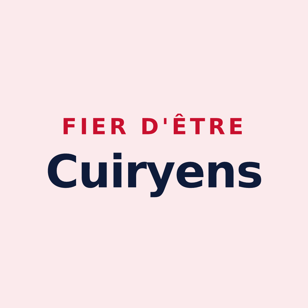 Magnet « Fier d'être Cuiryens » — design pour Cuiry-lès-Chaudardes