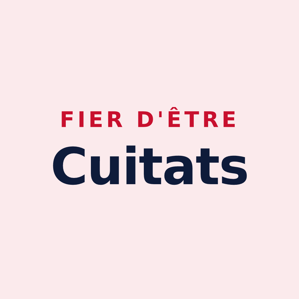 Magnet « Fier d'être Cuitats » — design pour Cuis