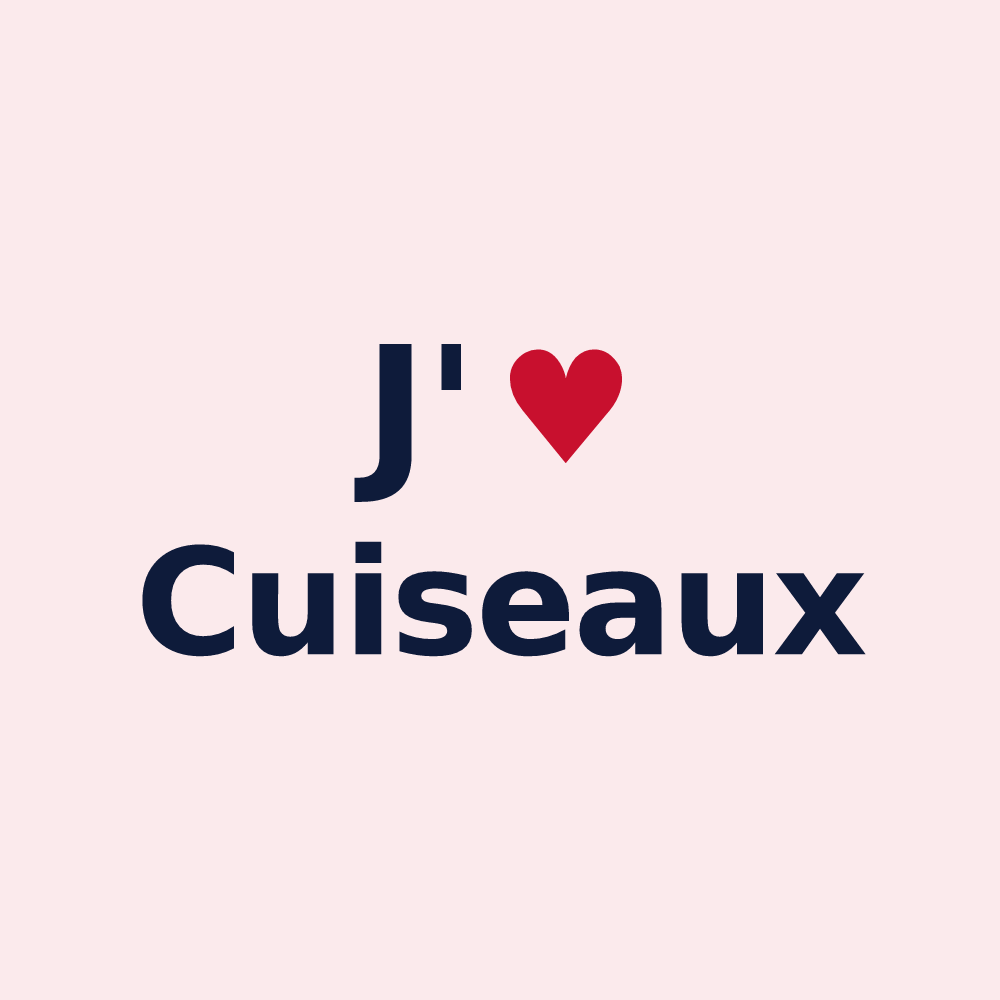 Magnet personnalisé Cuiseaux — design J'aime Cuiseaux