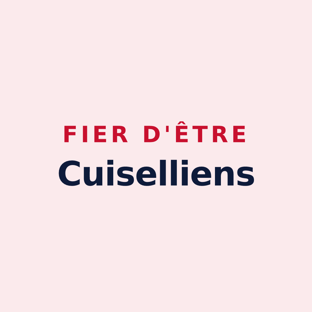 Magnet « Fier d'être Cuiselliens » — design pour Cuiseaux