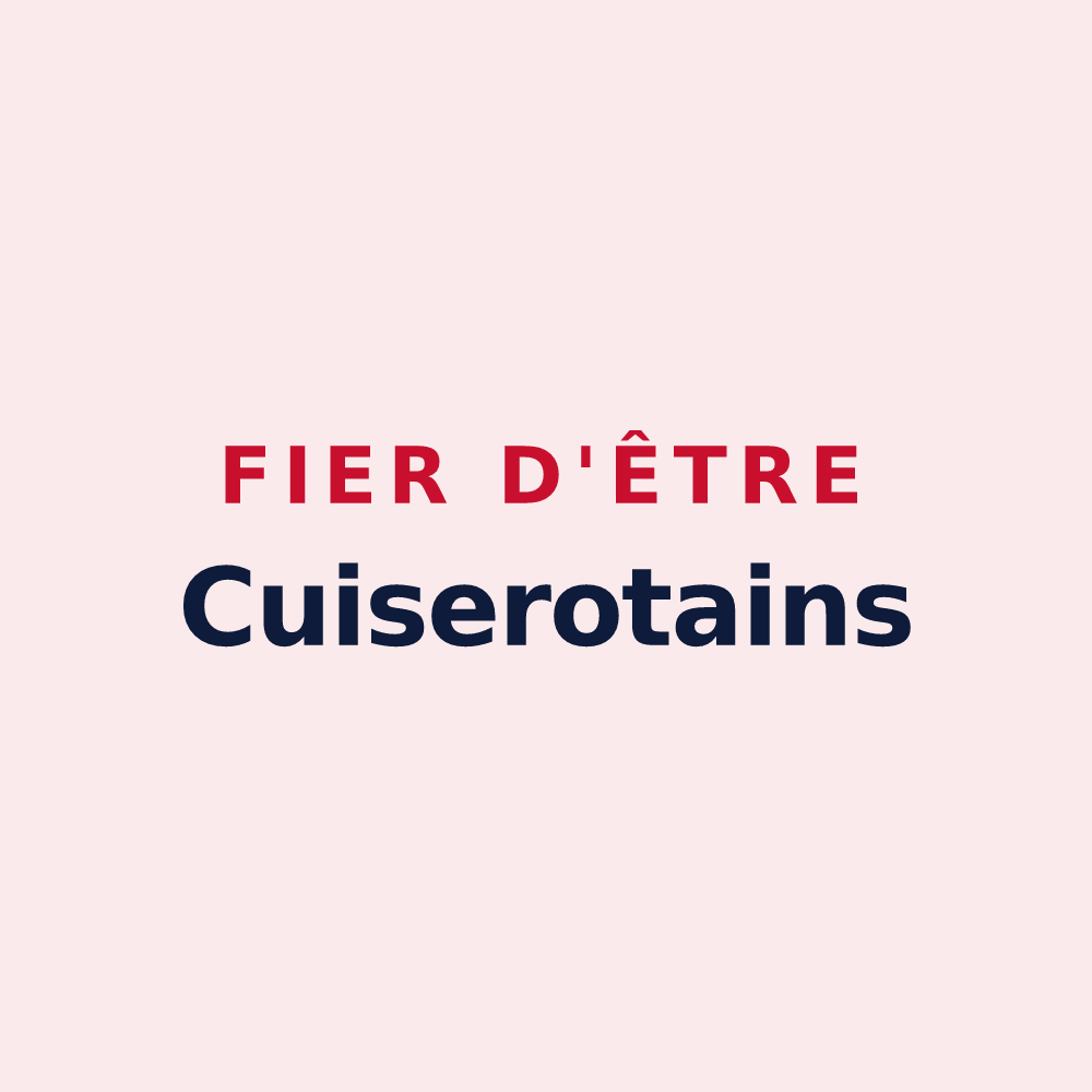 Magnet « Fier d'être Cuiserotains » — design pour Cuisery