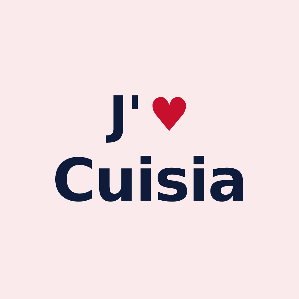Magnet personnalisé Cuisia — design J'aime Cuisia
