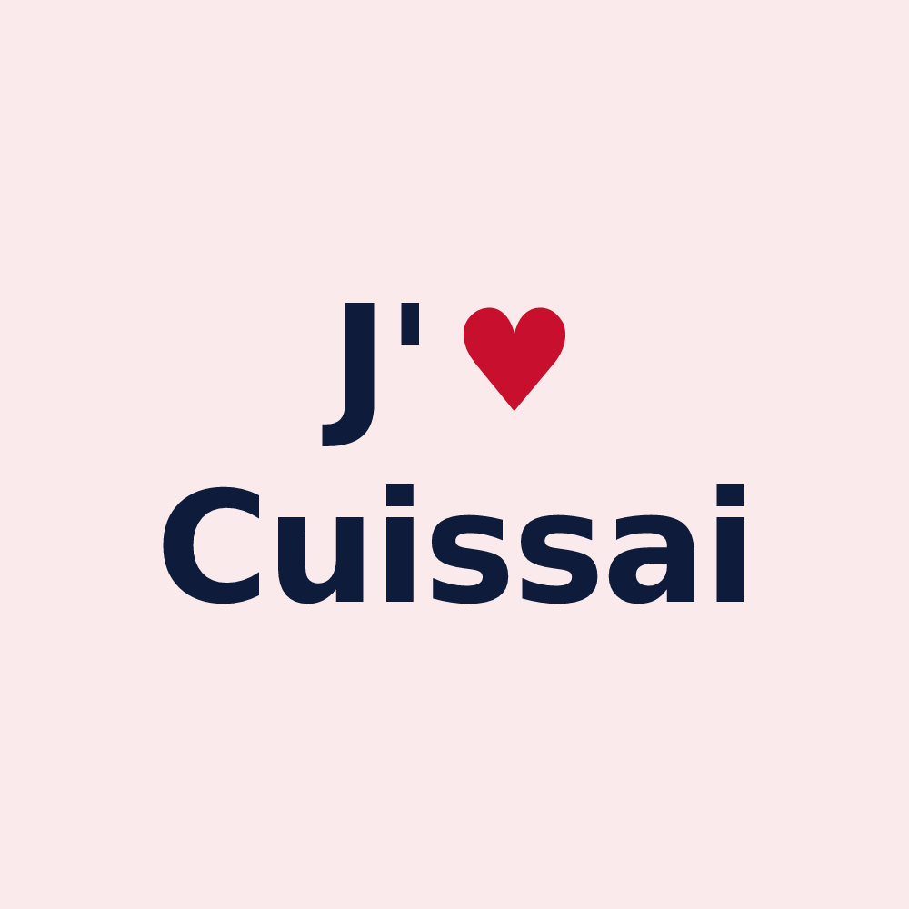 Magnet personnalisé Cuissai — design J'aime Cuissai