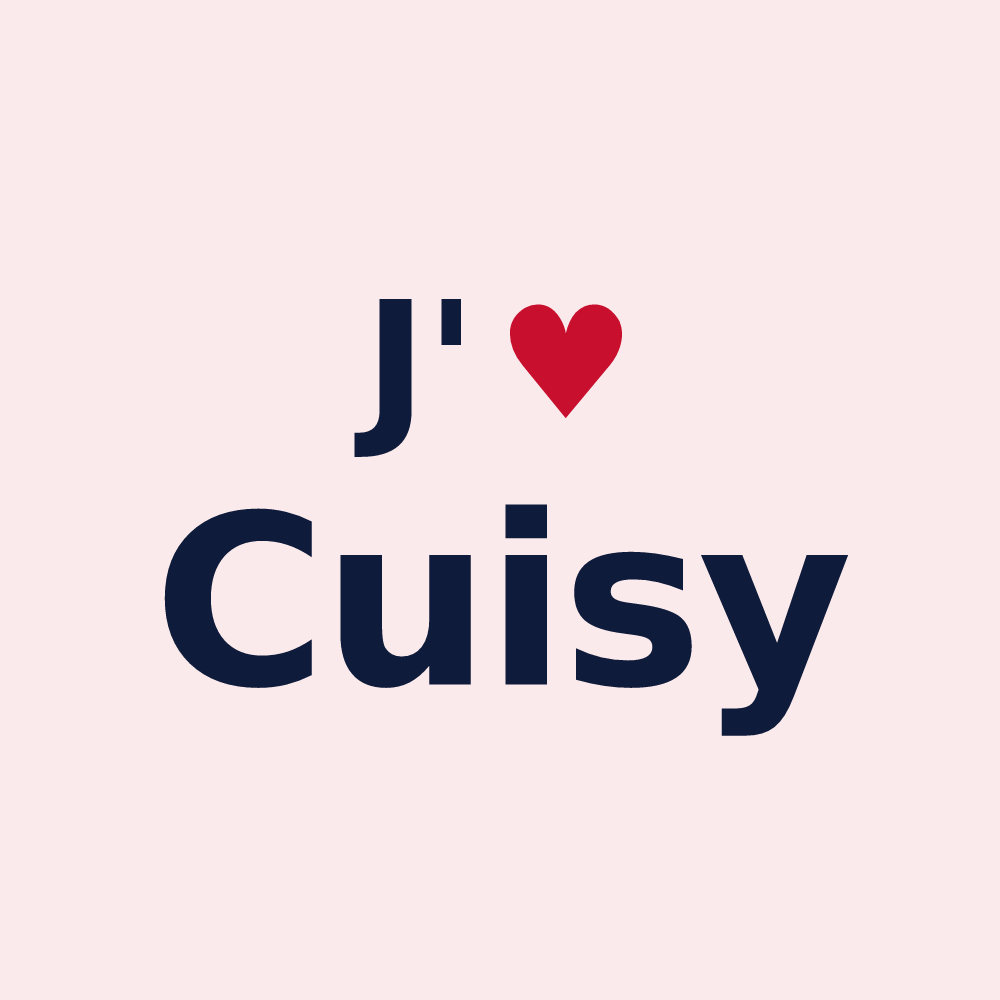 Magnet personnalisé Cuisy — design J'aime Cuisy