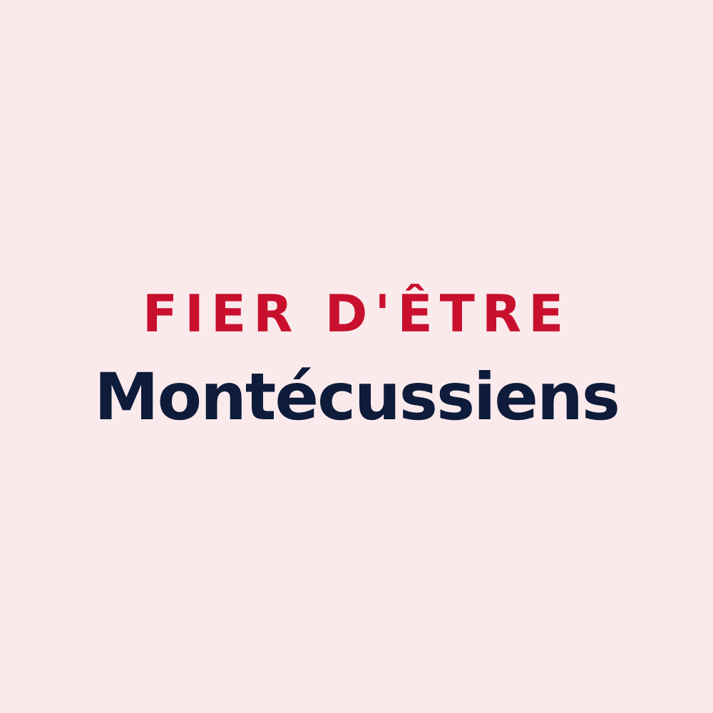 Magnet « Fier d'être Montécussiens » — design pour Cuisy-en-Almont