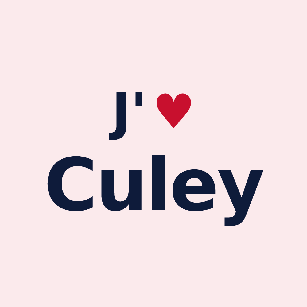 Magnet personnalisé Culey — design J'aime Culey