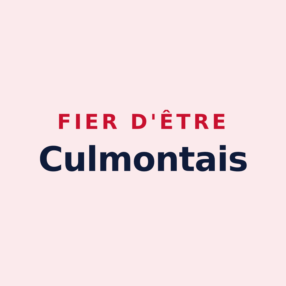 Magnet « Fier d'être Culmontais » — design pour Culmont