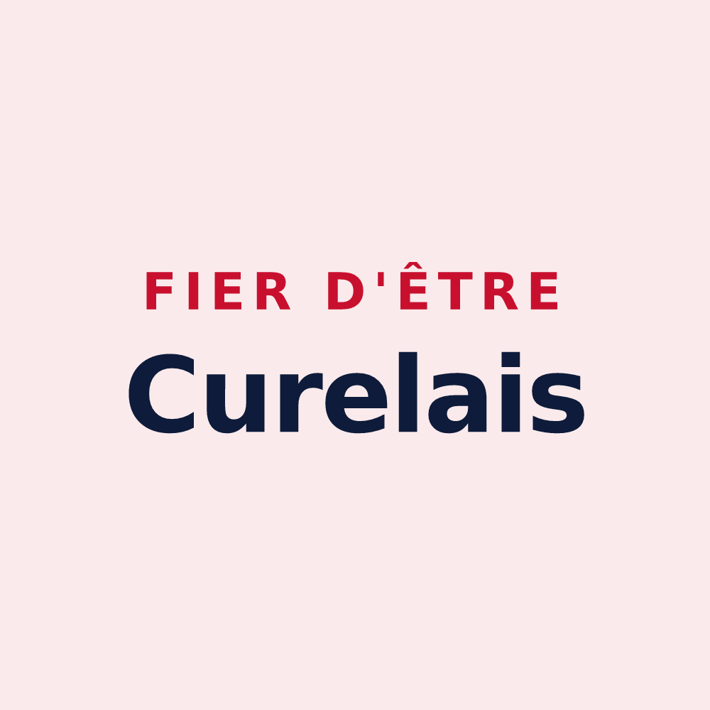 Magnet « Fier d'être Curelais » — design pour Curel
