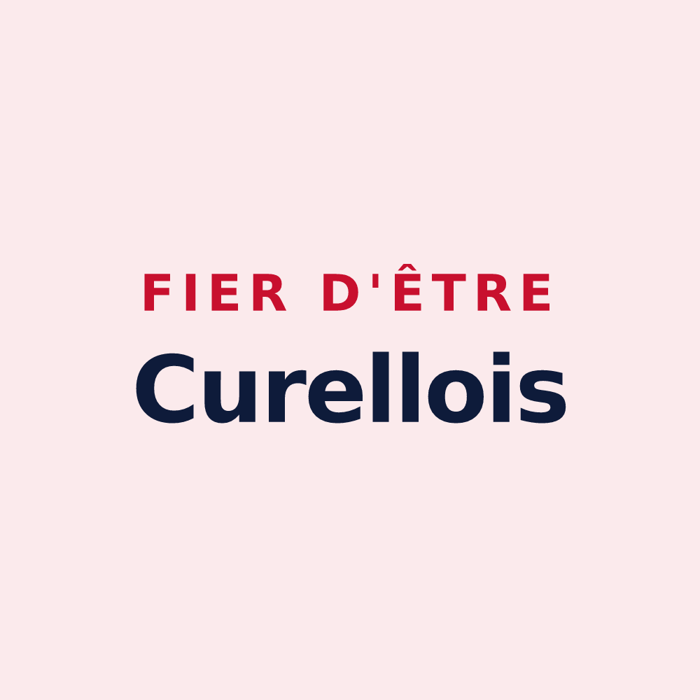 Magnet « Fier d'être Curellois » — design pour Curel