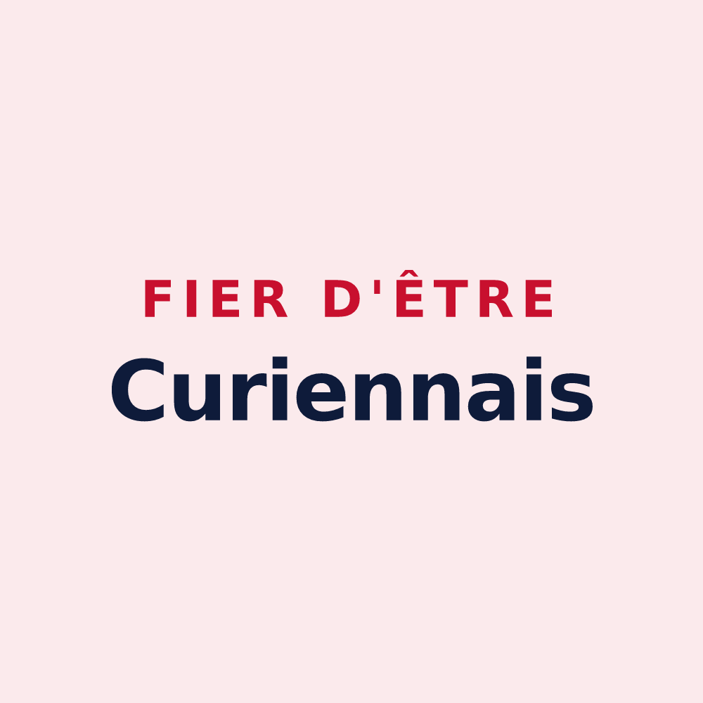 Magnet « Fier d'être Curiennais » — design pour Curienne