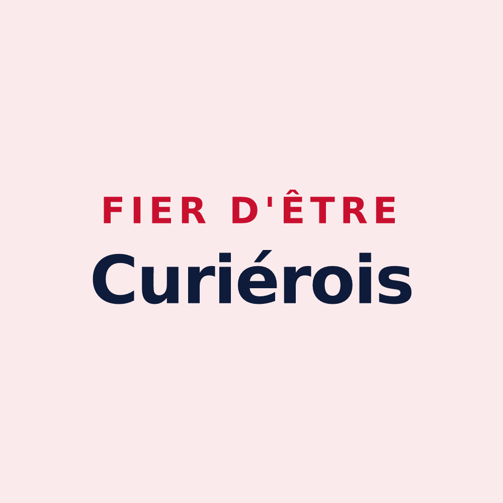 Magnet « Fier d'être Curiérois » — design pour Curières