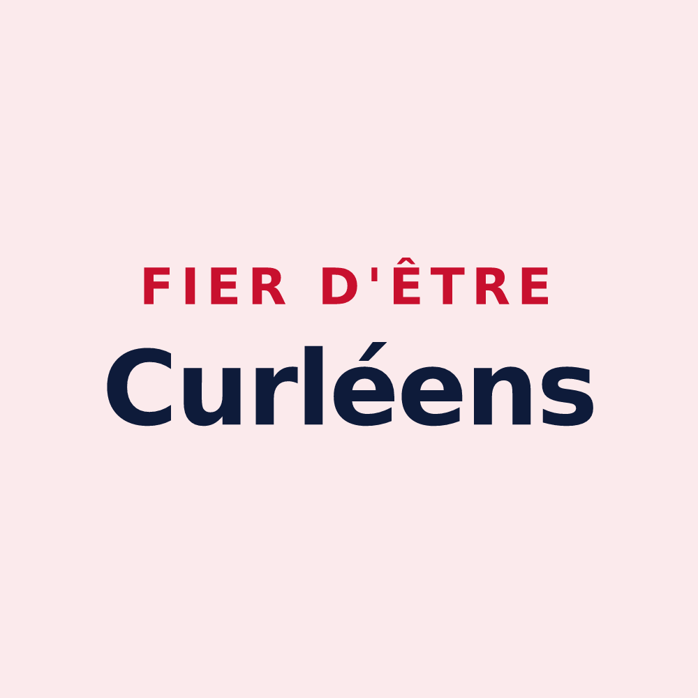 Magnet « Fier d'être Curléens » — design pour Curley