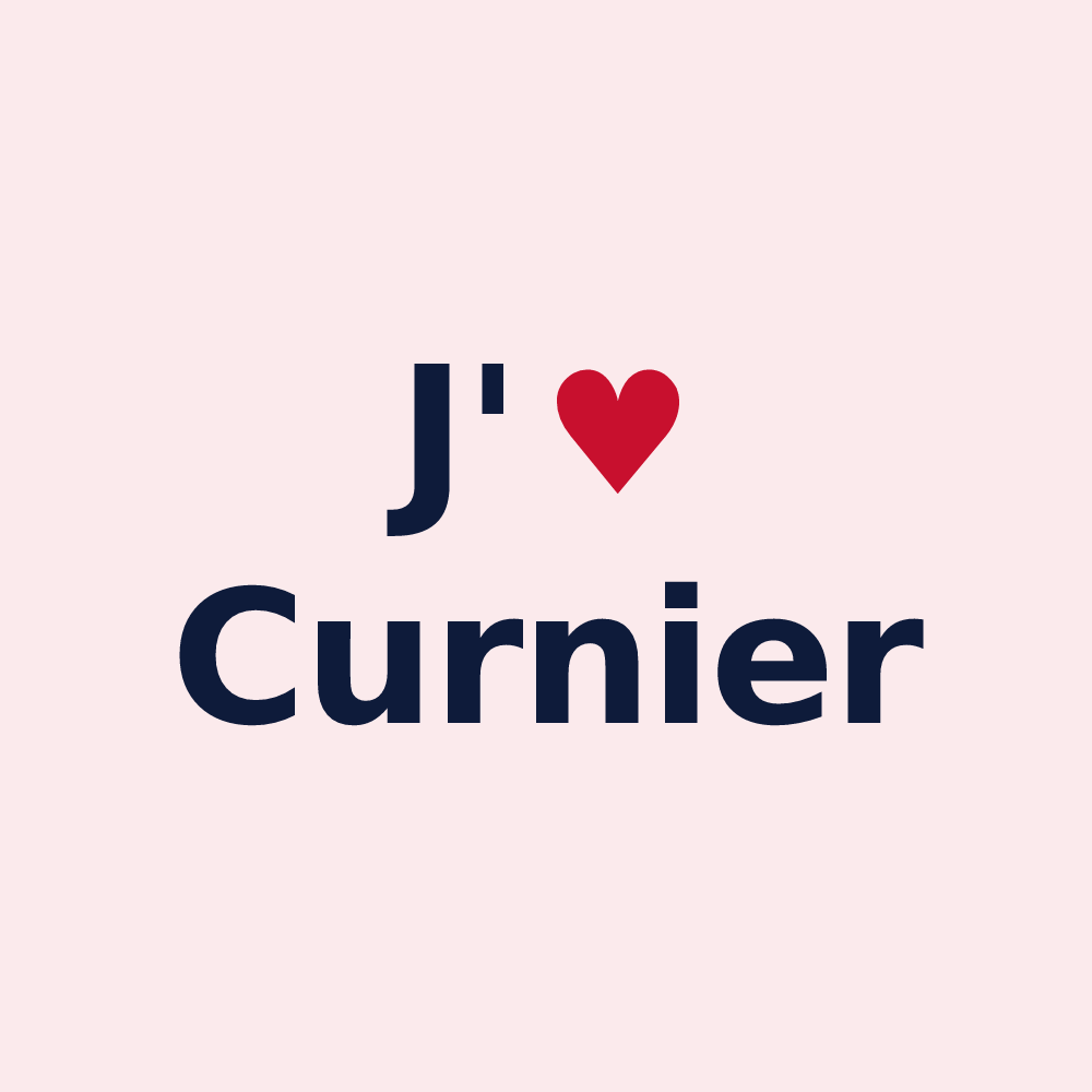 Magnet personnalisé Curnier — design J'aime Curnier