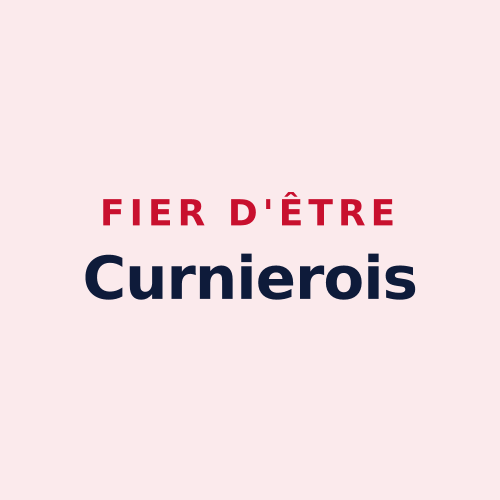Magnet « Fier d'être Curnierois » — design pour Curnier