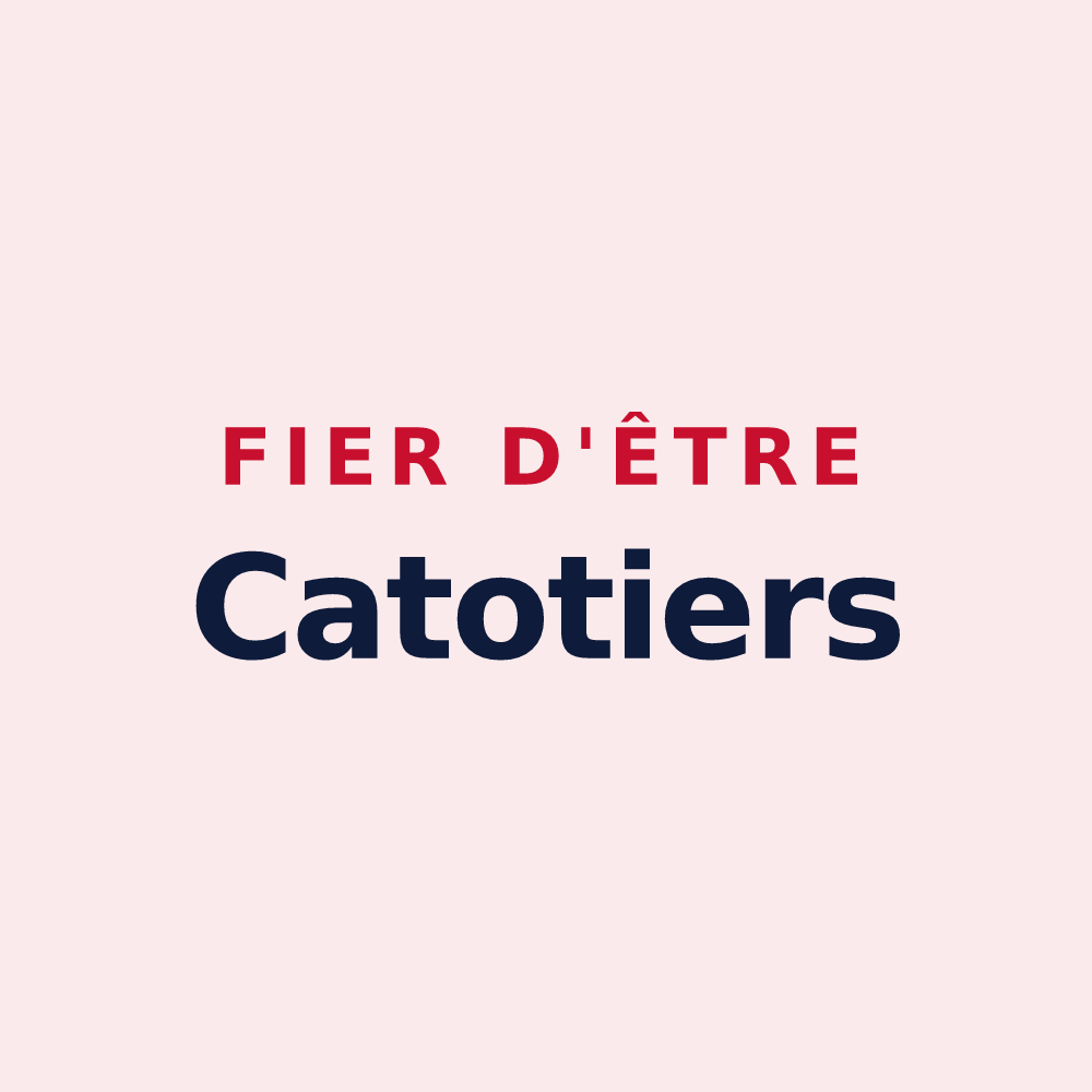 Magnet « Fier d'être Catotiers » — design pour Cusey